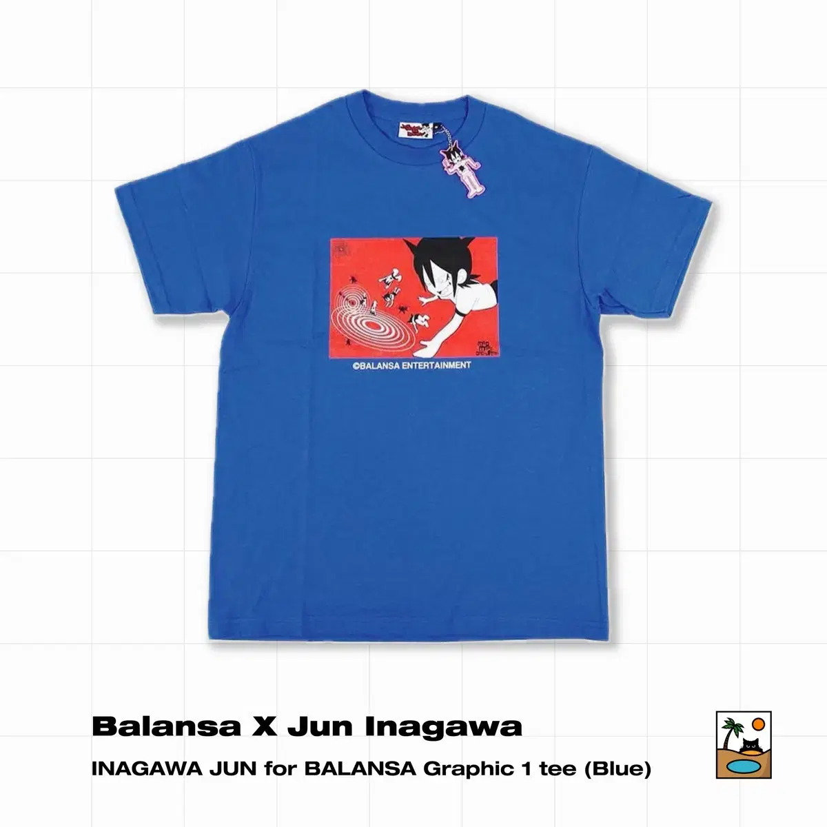 INAGAWA JUN for BALANSA Graphic 1 tee